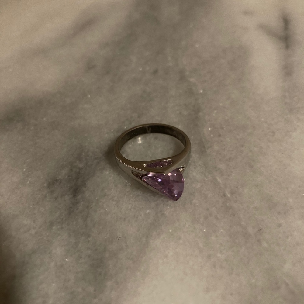 Purple stone ring